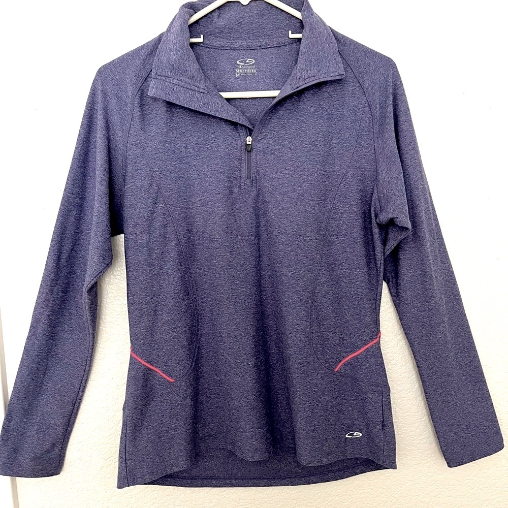Champion long sleeve athletic top. Size M. Purple